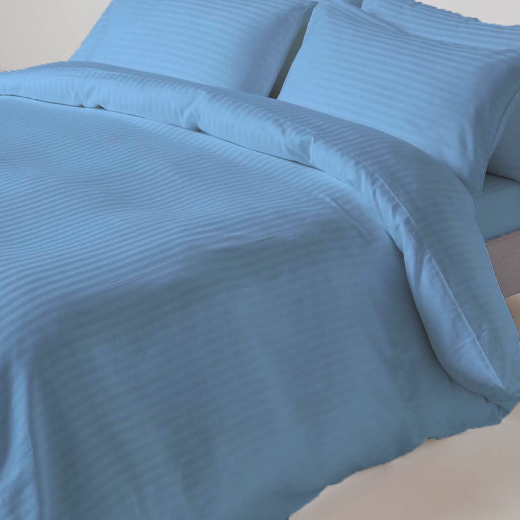 Blue DUVET COVER Stripe 220X240